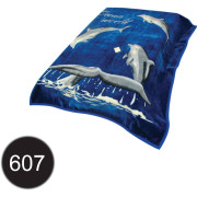 Koc Elway Gruby 160/210cm Delfiny