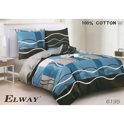 Pościel Dwustronna Bawełniana Elway 220/200 Grafika