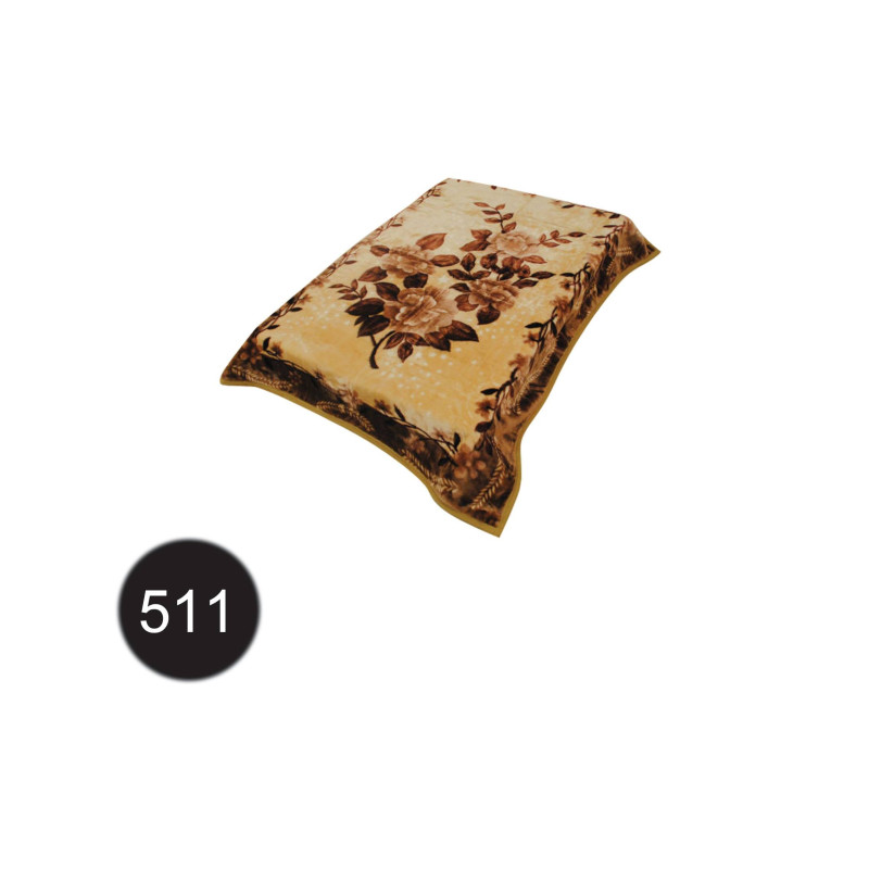 Koc Elway Gruby 160/210cm Kwiaty