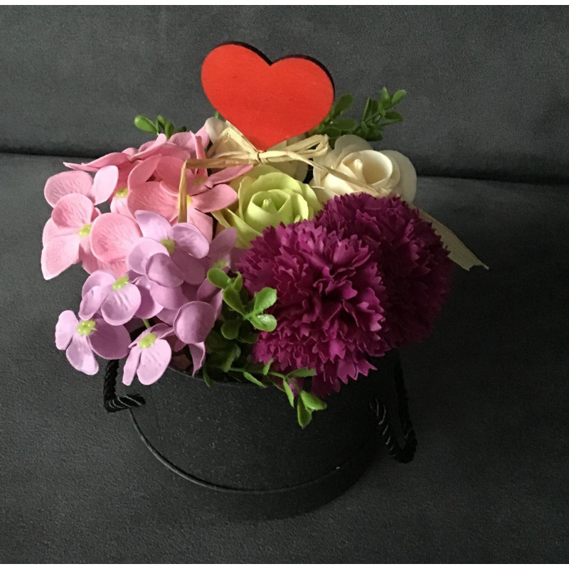 Flower Box Pachnący Mydlany Bukiet MIX Na Prezent