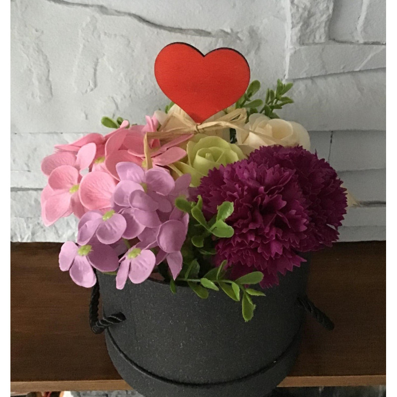 Flower Box Pachnący Mydlany Bukiet MIX Na Prezent