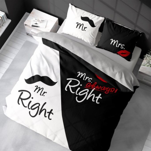 Pościel Holland 100% Bawełna 160x200 3cz Mr Right