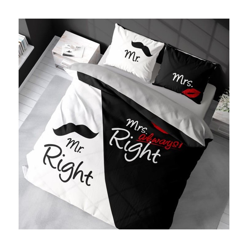 Pościel Holland 100% Bawełna 160x200 3cz Mr Right