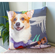 Poszewka Welurowa 40x40cm Pies