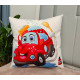 Poszewka Welurowa 40x40cm Samochodzik