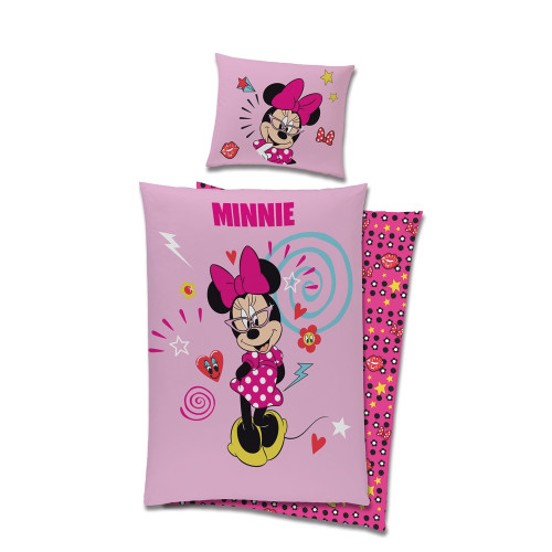 Pościel Bawełniana Licencyjna 160/200 2cz Minnie Mouse