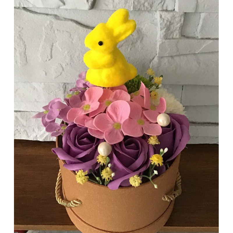 Flower Box Pachnący Mydlany Bukiet MIX