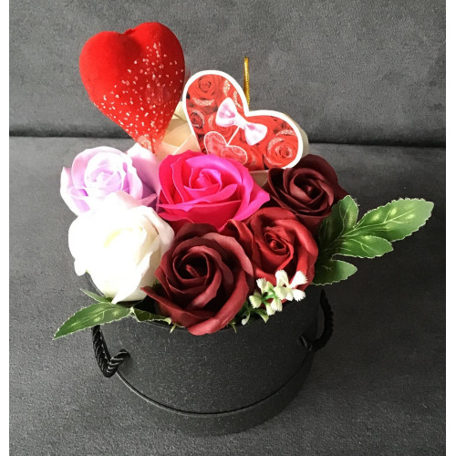 Flower Box Pachnący Mydlany Bukiet MIX