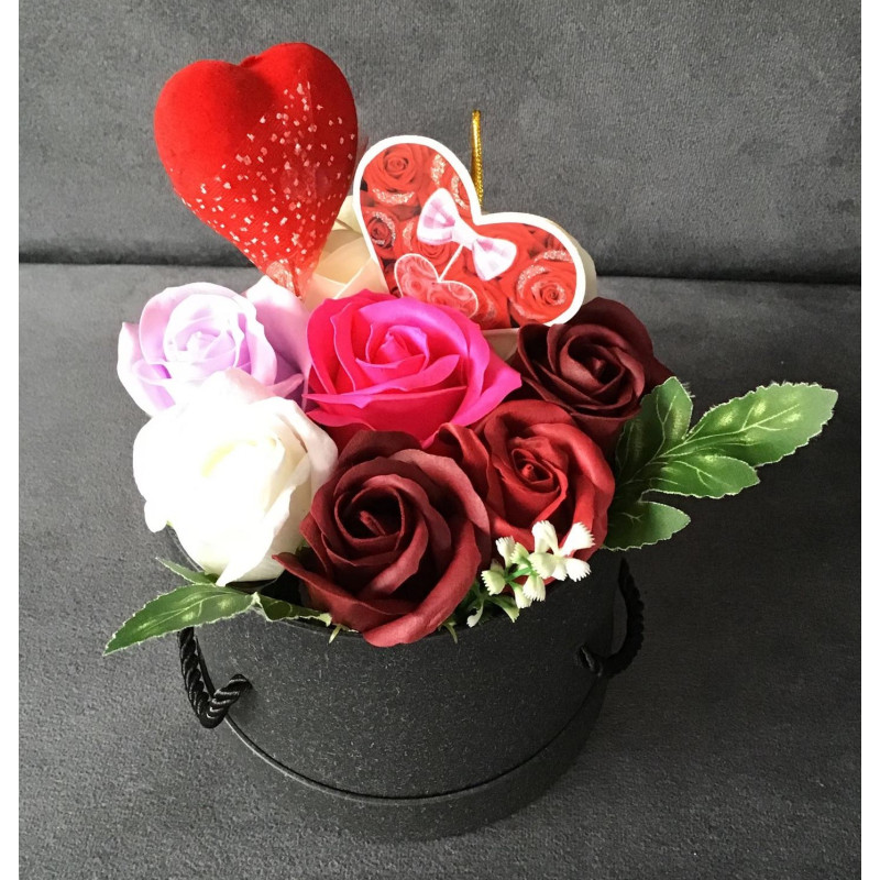 Flower Box Pachnący Mydlany Bukiet MIX