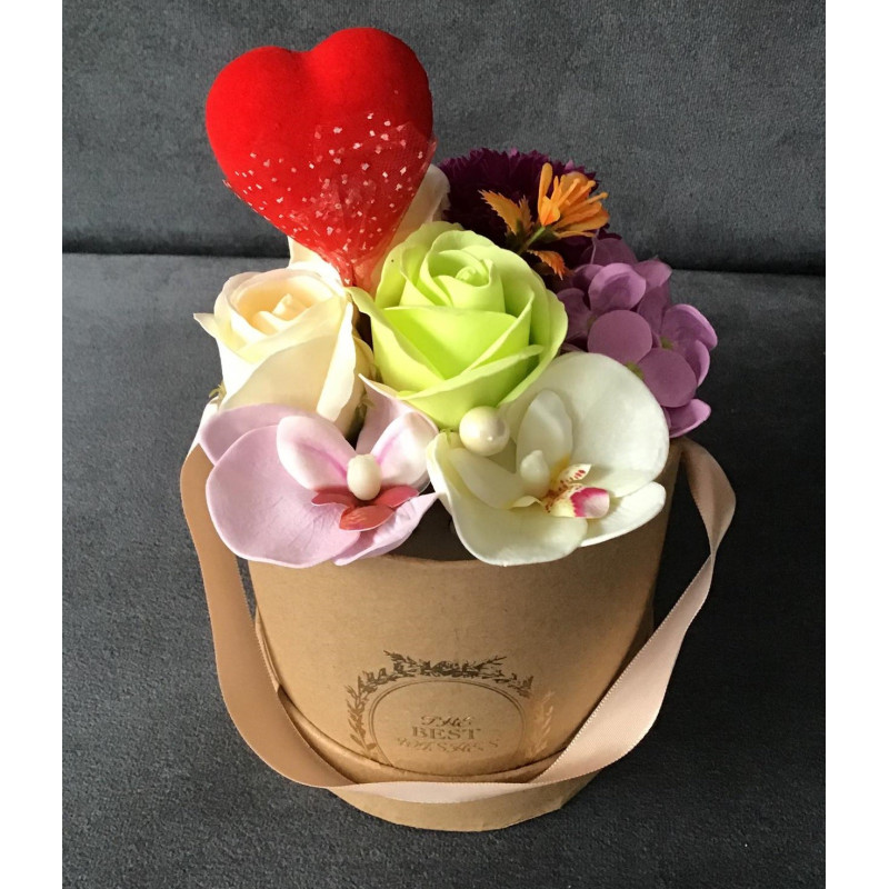 Flower Box Pachnący Mydlany Bukiet MIX