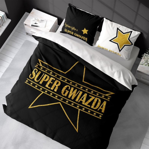 Pościel Holland 100% Bawełna 160x200 3cz Super Gwiazda