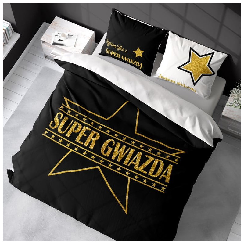 Pościel Holland 100% Bawełna 160x200 3cz Super Gwiazda