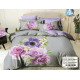 Pościel 3D Satyna Bawełniana 160/200 3cz Kwiaty