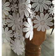 Obrus Z Gipiury Biały Cały Koronkowy