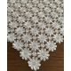 Bieżniki/Serwety Z Gipiury Całe Koronkowe Białe Kwiaty