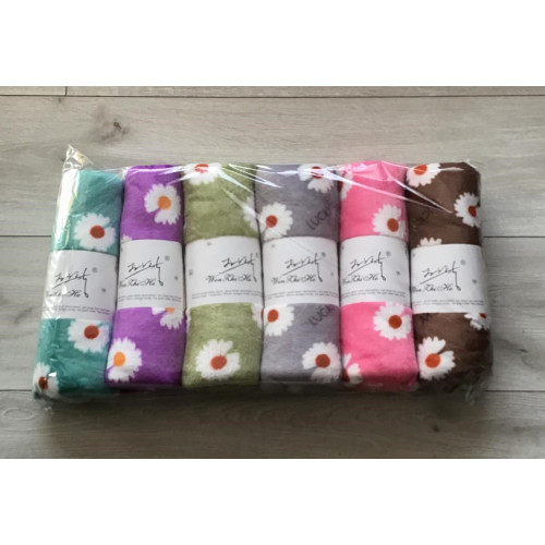 Komplet 6szt Ręczników Kąpielowych Mikrofibra 70x140cm