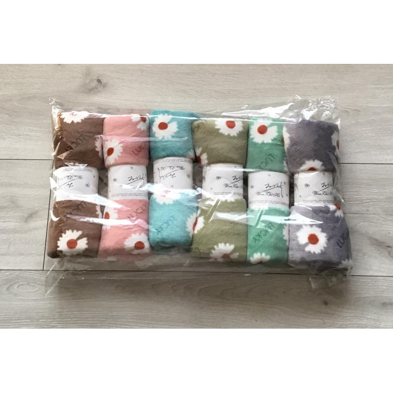 Komplet 6szt Ręczników Mikrofibra 50x100cm