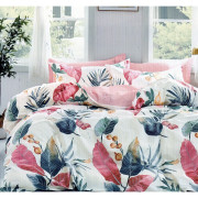 Pościel 220x200 Dwustronna Bawełna Satynowa Collection World Kwiaty
