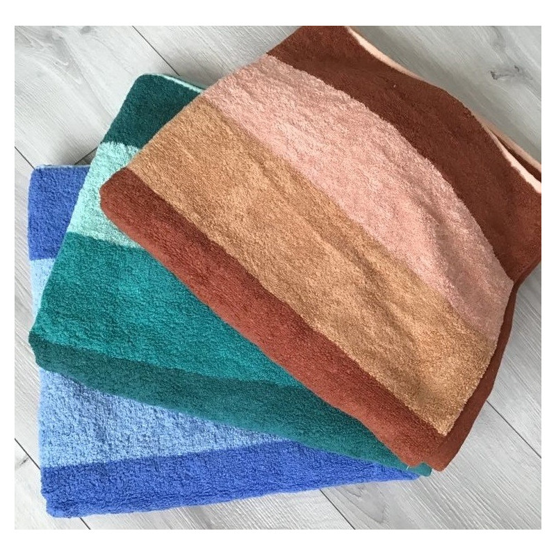 Ręcznik gruby frotte 100% Bawełny Pasy