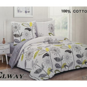 Pościel Dwustronna Bawełniana Elway 220/200 Kwiaty