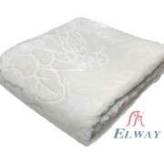 Koc Elway Gruby Tłoczony 200/240cm Ekri