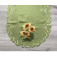Bieżniki /Serwety Zielone Haftowane Słoneczniki
