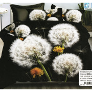 Pościel 3D Satyna Bawełniana 220/200 3cz Dmuchawce