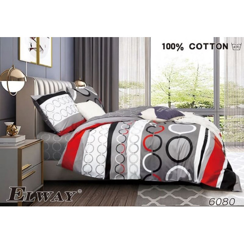 Pościel Dwustronna Bawełniana Elway 220/200 Grafika