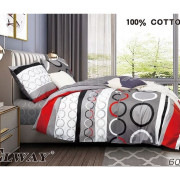 Pościel Dwustronna Bawełniana Elway 220/200 Grafika