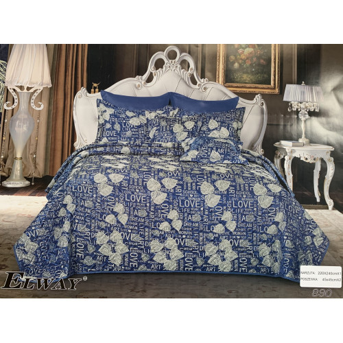 Narzuta Satynowa Elway 220x240 Cm Z Poszewkami