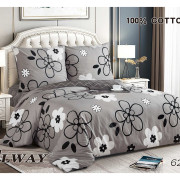 Pościel Dwustronna Bawełniana Elway 220/200 Kwiaty