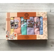 Komplet Ścierek Kuchennych Haftowanych 6szt. Kucharze