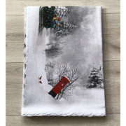 Obrus Świąteczny Z Metalizowaną Nitką Zima