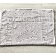 Ręcznik Dywanik Łazienkowy Stopki 50x70 Jasny Szary