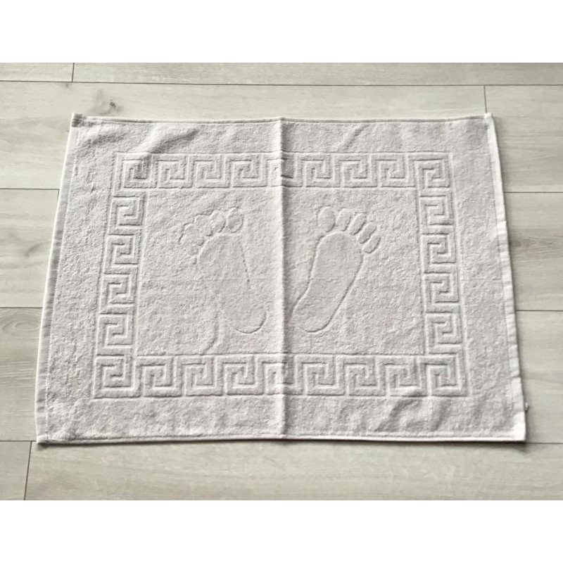 Ręcznik Dywanik Łazienkowy Stopki 50x70 Jasny Szary