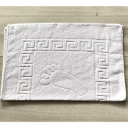 Ręcznik Dywanik Łazienkowy Stopki 50x70 Biały