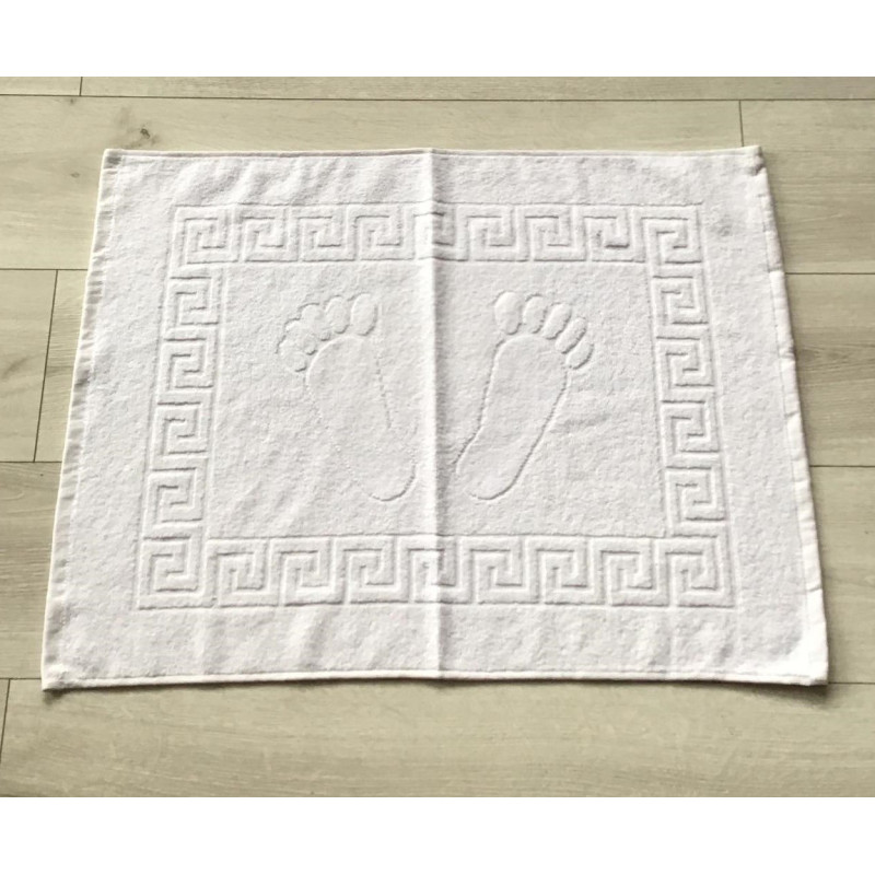 Ręcznik Dywanik Łazienkowy Stopki 50x70 Biały