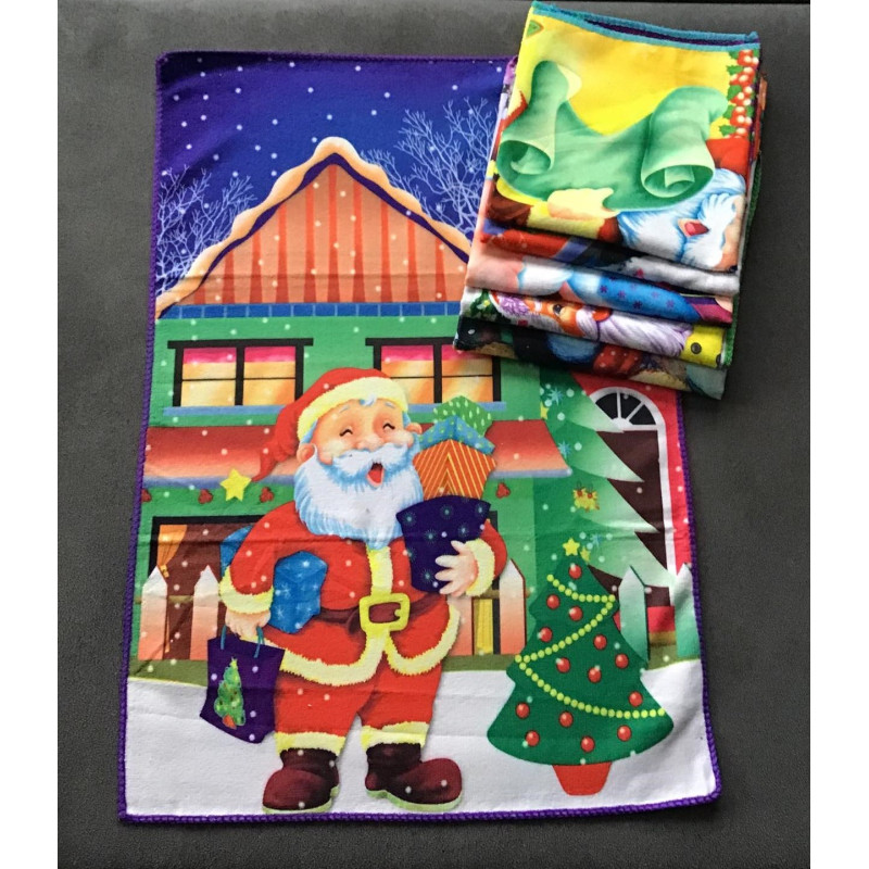 Komplet Świątecznych Ręczników Kuchennych 40x60cm 5 szt Mix Wzorów