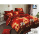 Pościel Świąteczna 3D Satyna Bawełniana 140/200 2cz Renifery
