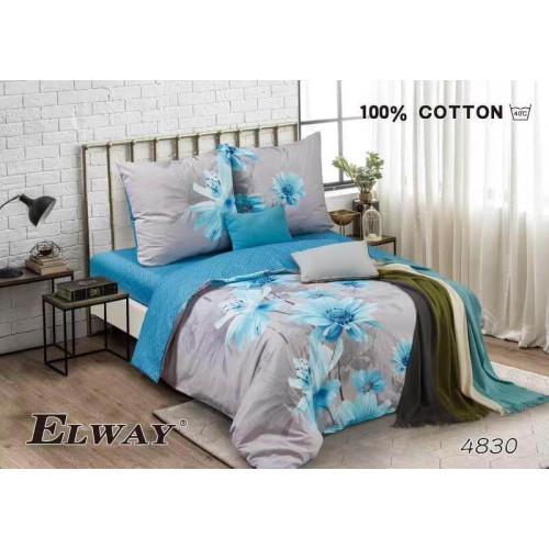 Pościel Bawełniana Dwustronna Elway 160/200 Kwiaty