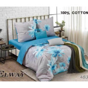 Pościel Bawełniana Dwustronna Elway 160/200 Kwiaty