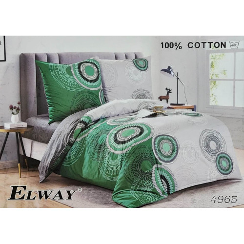 Pościel Bawełniana Dwustronna Elway 160/200 Grafika
