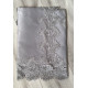 Bieżniki/Serwety Obszyte Gipiurą Szare