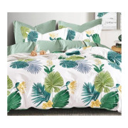 Pościel 220x200 Dwustronna Bawełna Satynowa Collection World Liście
