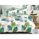 Pościel 220x200 Dwustronna Bawełna Satynowa Collection World Liście