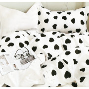 Pościel 160x200 Dwustronna Bawełna Satynowa Collection World Serca