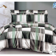 Pościel 3D Satyna Bawełniana 160/200 3cz Krata