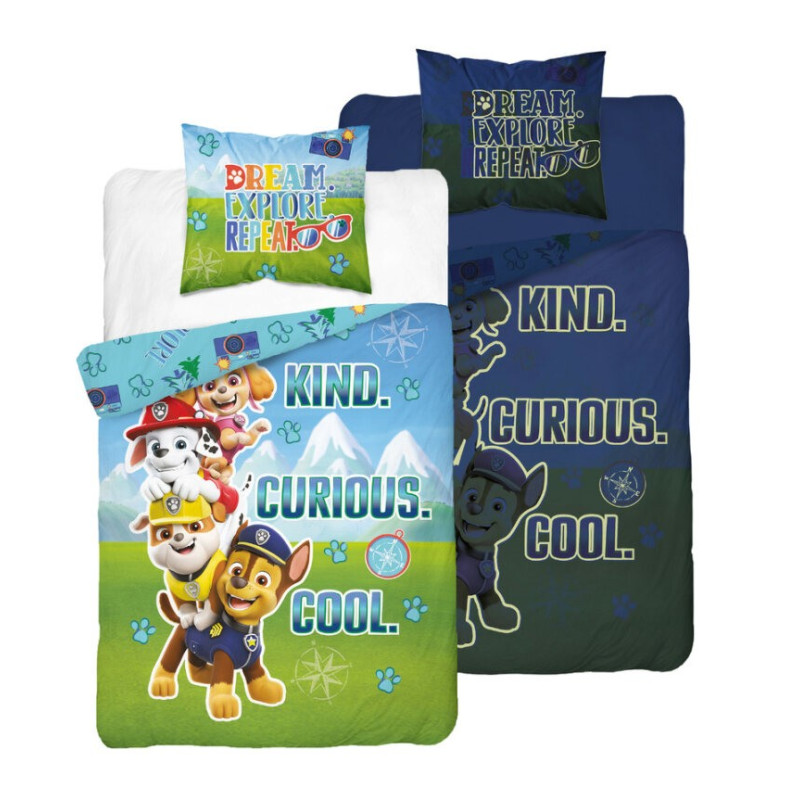Pościel Fluorescencyjna 100% Bawełna 160x200cm Psi Patrol 26