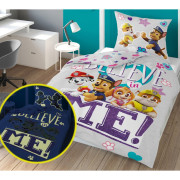 Pościel Fluorescencyjna 100% Bawełna 160x200cm Psi Patrol 27