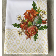 Obrus Świąteczny Z Nadrukiem Wielkanocnym Pisanki